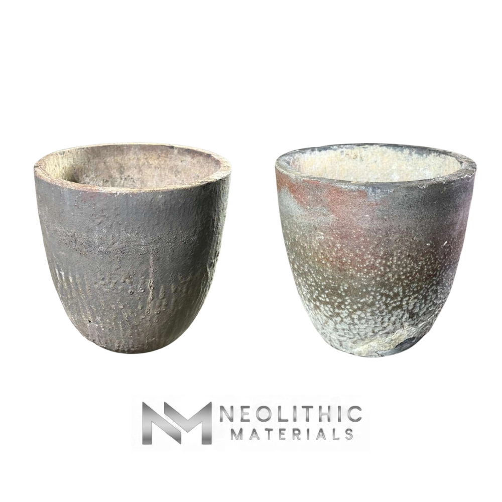 French Antique Foundry Crucibles (Pair)